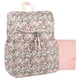 thumbnail image 1 of Mochila para pañales y accesorios para bebé con diseño floral 43x36x15 cm, 1 of 9