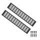 thumbnail image 1 of Cubierta de Ventilación Rectangular Uxcell 20"x4" 2pcs Rejilla de Ventilación con Tornillos para Armario Negro, 1 of 7
