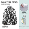 thumbnail image 5 of Cute Dog Print School Backpack - Padded Laptop Sleeve, Side Elastic Net, Durable for Heavy Books & Daily Wear & Tear, 5 of 6