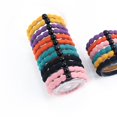 thumbnail image 5 of Six-Pack High-Elasticity Bean Ponytail Holders with Drawstring Hair Ties, 5 of 5