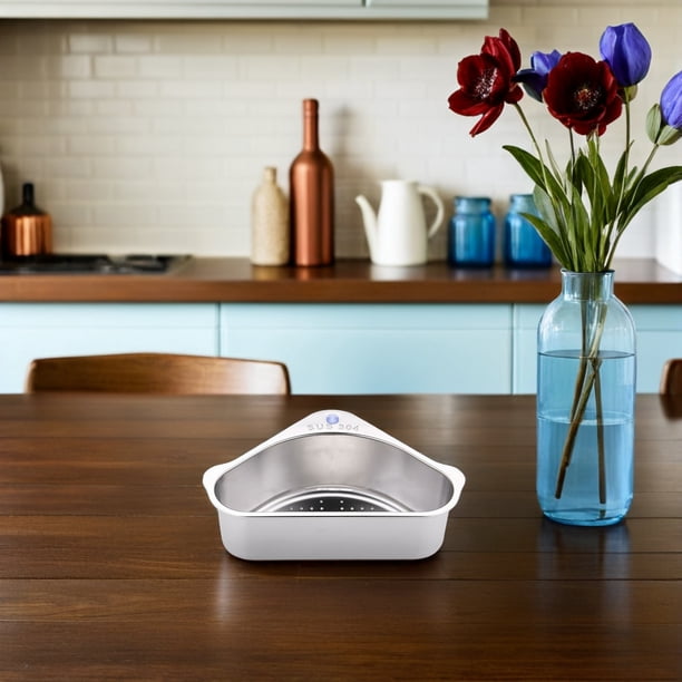 YSNOOWE Colgante Para Fregadero De Cocina En Inoxidable Con Filtrado Eficiente De Residuos