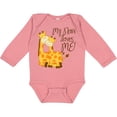 thumbnail image 3 of Inktastic My Noni Loves Me Boys or Girls Long Sleeve Baby Bodysuit, 3 of 5
