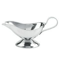 thumbnail image 2 of Stainless Steel Steak Pepper Sauce Boat Seasoning Container for Restaurant Kitchen(10oz), 2 of 5