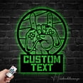 thumbnail image 4 of Handmadetneonsign Custom Game Zone Metal Wall Art LED Light - Personalized Gaming Player Name Sign, 4 of 5