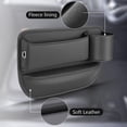 thumbnail image 4 of FeBohao Upgrade Car Leather Cup Holder Gap Bag (Black, Driver Side), 4 of 10