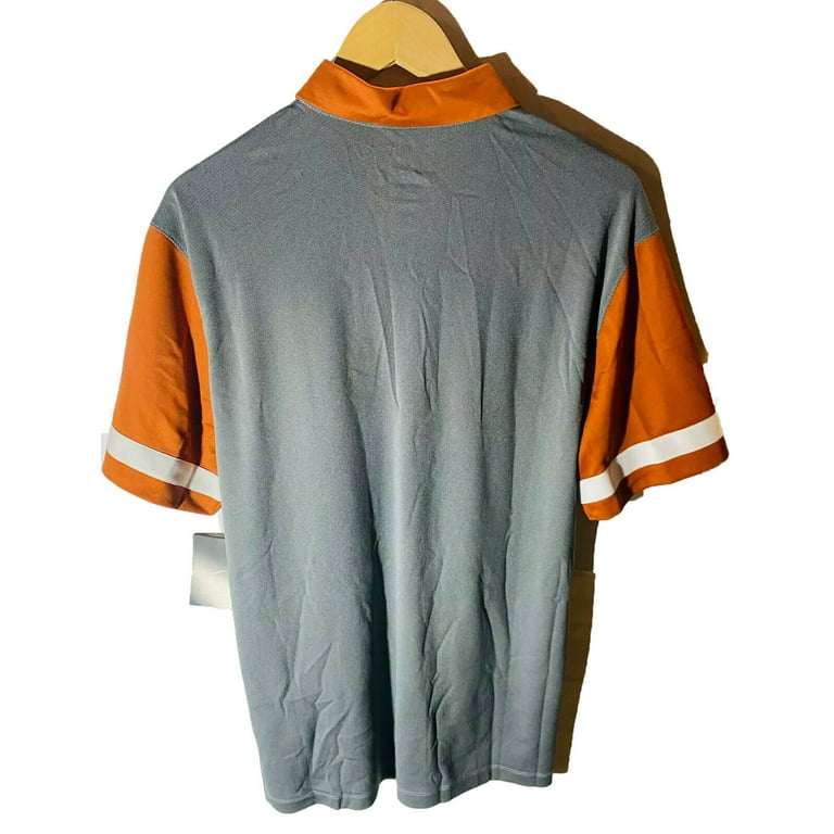Nike Men s Texas Longhorns Short Sleeve Polo Shirt Tri Color MEDIUM Walmart