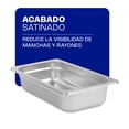 thumbnail image 2 of Inserto de acero inoxidable, tamaño tercio (33 x 17.8 cm), altura 2 y media pulgadas. INAT-2.5 Rhino Caledonia INAT-2.5, 2 of 6