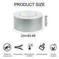 thumbnail image 4 of UHIAGREE Heat Resistant Aluminum Foil Tape,65ft × 2in Metal Repair Tape for Ductwork and Exhaust, 4 of 7