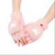 thumbnail image 5 of Guantes de invierno con imitación de piel de visón para estudiantes, cálidos, para montar a caballo, de medio dedo, a prueba de viento, fríos, con forma de pata de gato, 5 of 5