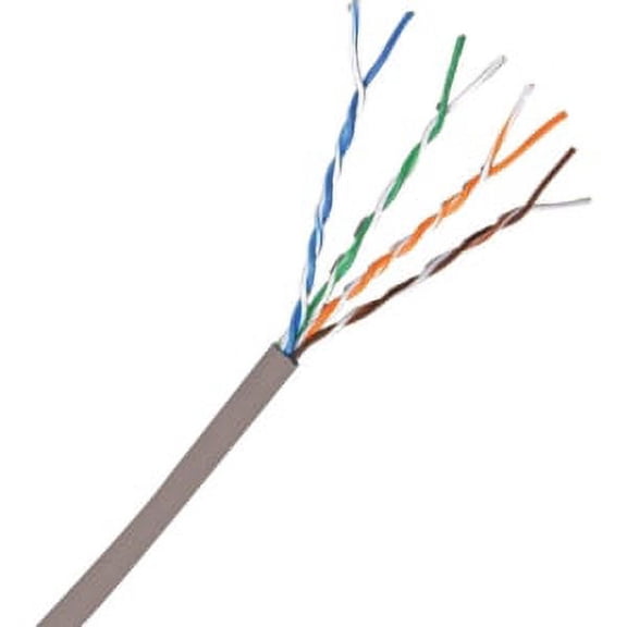 1000FT CAT6 GREY STRANDED SHIELDED 500MHZ LIFETIME WARR