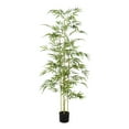 thumbnail image 3 of Garden Decor Artificial Bamboo Tree With Lifelike Trunk and Silk Leaves, Artificial Bamboo Green Plants, Home Decor For Office Restaurant Yard Indoor Outdoor, 3 of 7