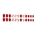 thumbnail image 3 of 24 Pcs Ongles Autocollants en Forme de Cœur Saint-Valentin Faux Ongles Blancs French Tip Design d'Ongles Motif Cœur Rouge Couverture Complète Ongles Autocollants Réutilisables Ongle de Doigt Artificiel pour Femmes Saint-Valentin Bricolage Manucure Décoration, 3 of 9