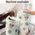 thumbnail image 5 of Pioneer Flower Floral Print Pattern Bathroom Rugs Mat, Non Slip Microfiber Bathroom Rug with Rubber Backing, Soft Mats for Bathroom Floor Tub Shower, 17"x47", 5 of 5