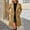 Yellow, variant on Pea Coats For Women Sevevn Womens Notched Lapel Collar Double Breasted Pea Coat Winter Wool Blend Over Coats Long Jackets