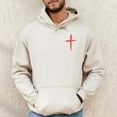 thumbnail image 3 of I Walk With God Hoodie – 2-Sided Christian Pullover – Faith-Based Streetwear Fleece Hoodie – Unisex Casual Gift for Men & Women, 3 of 6