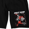 thumbnail image 2 of Harley Quinn XOXO Harley Men's Black Sleep Pajama Shorts-Small, 2 of 7