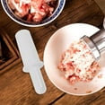 thumbnail image 7 of Cooking Utensils Meat Grinder Cutting Stick Sausage Meat Stuffing Food Pusher Hand Sausage Stuffing Hand Meat Grinder Pusher Hand Meat Mincer Meat Masher Meat Masher Sausage Stuffing Plastic White, 7 of 7