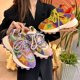 thumbnail image 2 of Mujeres Zapatos Deportivos Con Cordones Coloridos Y Elegantes Con Suela Gruesa, Cómodos Y Transpirables, Zapatillas Antideslizantes Para Exteriores, 2 of 4