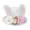 White, variant on HOARBOEG Easter Bunny Ear Top Hat for Adults & Teens, Cute Rabbit Ear Party Hat, Easter Costume Prop and Performance Decoration for Easter Party