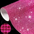 thumbnail image 2 of Huepoe Self-Adhesive Rhinestone Sticker Sheet – Fadeless Glass Gem Decals for Scrapbooking, Clothing, Cards, Cars (20cm x 12cm) – SS6 Row, Multi-Color Options, 2 of 9
