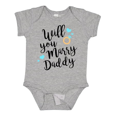 

Inktastic Will You Marry Daddy-ring Gift Baby Boy or Baby Girl Bodysuit