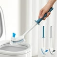 thumbnail image 1 of Cepillo de goma y ranura para inodoro y limpieza profunda de inodoro, lavabo y bañera, 1 of 6