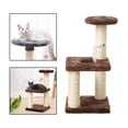 thumbnail image 3 of GROWTH TANK Chat Escalade Cadre Chat Gratter Conseil Arbre Chat Jouet Carré Base Brun, 3 of 9