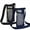 Black+Deep Blue, variant on 2PCS Water Bottle Holders, Water Bottle Carrier with Adjustable Shoulder Strap Beach Bottle Bag Water Bottle Sling Dog Water Bottle Sleeve for Sports Gym Hiking Camping Walking