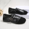 thumbnail image 6 of Vibrex Women's Round Toed Flats Comfortable Wide Width Fashion Casual Solid Color Flat Shoes Business Casual Shoes Women, 6 of 9