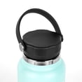 thumbnail image 3 of Linkidea Wide Mouth Water Bottle Lid with Handle Compatible with Hydra Flask Wide Mouth 12/16/18/20/32/40/64oz, Waterbottle Replacement Wide Mouth Flex Cap (Black), 3 of 6