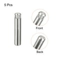 thumbnail image 3 of 4x20mm 304 Stainless Steel Dowel Pins, 5 Pack Knurled Head Flat End Dowel Pin, 3 of 6