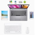 thumbnail image 2 of Clavier Bluetooth Mini Rechargeable Sans Fil Universel pour Tablette pour Téléphone PC, Type 1, Blanc, 9,7 Pouces Workhe, 2 of 9