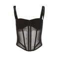 thumbnail image 2 of Puntoco Tops sin mangas para mujer, moda sexy, top corto informal sin hombros para mujer, 2 of 5