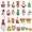 Multicolor, variant on Christmas Advent Toys Cute Character Doll Set Santa Snowman Christmas Christmas Tree 24 Day Countdown Advent Calendar Timer Digital Hours And Minutes Clock Timer Remote Grill Timer Kids New Year
