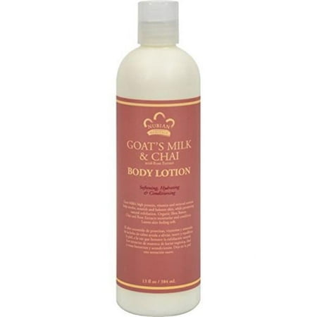 Nubian Heritage 1074525 Body Lotion, Goats Milk & Chai - 13 fl oz