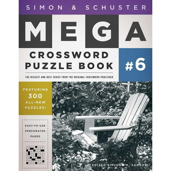 S&s Mega Crossword Puzzles Simon & Schuster Mega Crossword Puzzle Book #6, Book 6, (Paperback)
