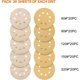 thumbnail image 3 of 100 Pcs 125mm Hook and Loop Sanding Discs 60 80 120 150 220 Grit 8 Holes Assorted for Random Orbital Sander., 3 of 3