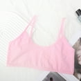 thumbnail image 2 of CYRBOKO Bars for Girls, Cami Cotton Comfortable Soft Breathable Teen Girls Bras Pink Size M, 2 of 3
