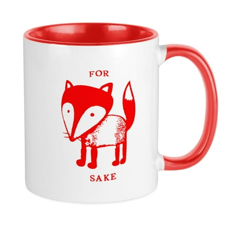 

CafePress - For Fox Sake Mugs - Ceramic Coffee Tea Novelty Mug Cup 11 oz