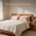 thumbnail image 2 of Unique Bargains Cotton Envelope Closure Pillowcases 2 Pack Wrinkle Resistant Bedding Pink, 2 of 5