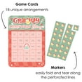 thumbnail image 2 of Big Dot of Happiness Groovy Christmas - Bingo Cards and Markers - Pastel Holiday Party Bingo Game - Set of 18, 2 of 5