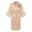 Beige, variant on TIMIFIS Women's Short Silky Robes Bridesmaid Bride Party Satin Robes Sleepwear Plus Size Wedding Bridal Party Loungewear Dressing Gowns with 3/4 Sleeve - Spring/Summer