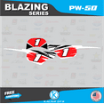 thumbnail image 3 of Kalair GFX Graphics Kit for Yamaha PW50 (All Years) Blazing Series, 3 of 5