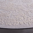 thumbnail image 3 of SAFAVIEH Vogue Darina Medallion Area Rug, Grey/Light Grey, 6'7" x 6'7" Round, 3 of 8