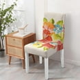 thumbnail image 6 of Chair Covers for Dining Room Chairs Stretch Printed Dining Chair Cover Set Of 6,Washable Elastic Pioneer Colorful Floral Kitchen Chair Slipcovers, Removable Seat Protector for Home or Party, 6 of 8