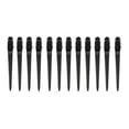 thumbnail image 2 of Paquete de 12 pinzas para el cabello jinwen Duckbill Negro, 2 of 8