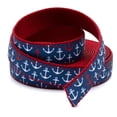 thumbnail image 4 of Country Brook Design® 3/4 inch Anchors Away on Red Nylon Webbing, 20 Yards, 4 of 4