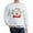 Ash Gray, variant on CafePress - French Bulldog Christmas Wreath Sweatshirt - Crew Neck Sweatshirt