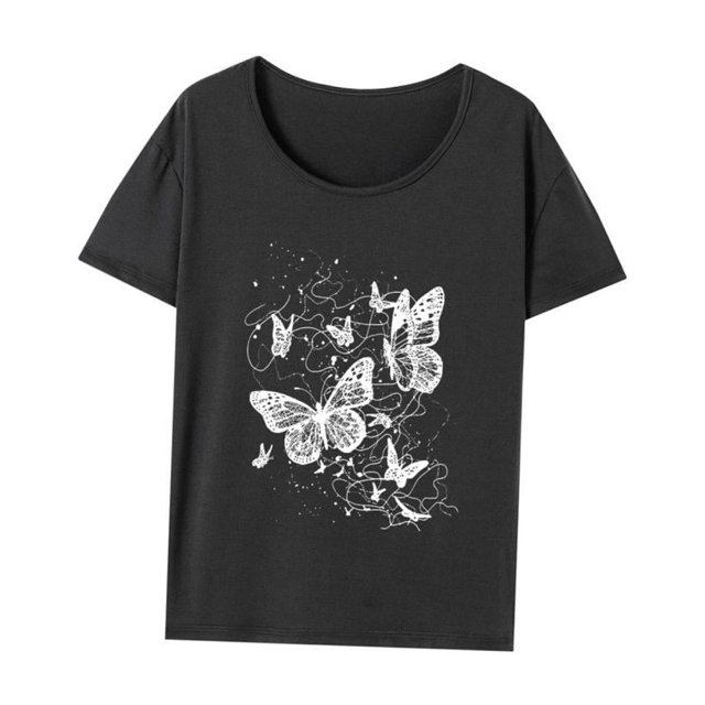 Camiseta para mujer Activewear Souvenir ligero cuello redondo camiseta básica L