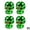 Green, variant on Skull Valve Caps for Car Tires - 4 Pcs Black Plastic Dust Covers for Automobile, Bicycle, Motorcycle - Universal Fit Tire Valve Stem Accessories